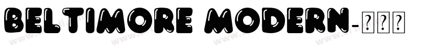 Beltimore Modern字体转换
